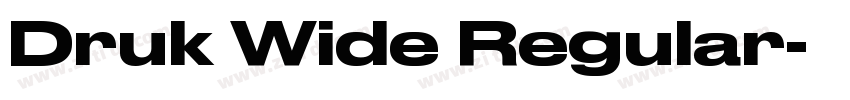 Druk Wide Regular字体转换 Druk Wide Regular字体转换